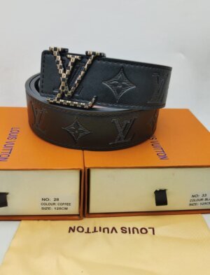 Branded Luxury Replica 1st copy LV belt in India at low price