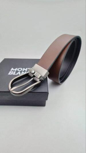 First copy Replica leather Mont Blanc belt online in cash on delivery