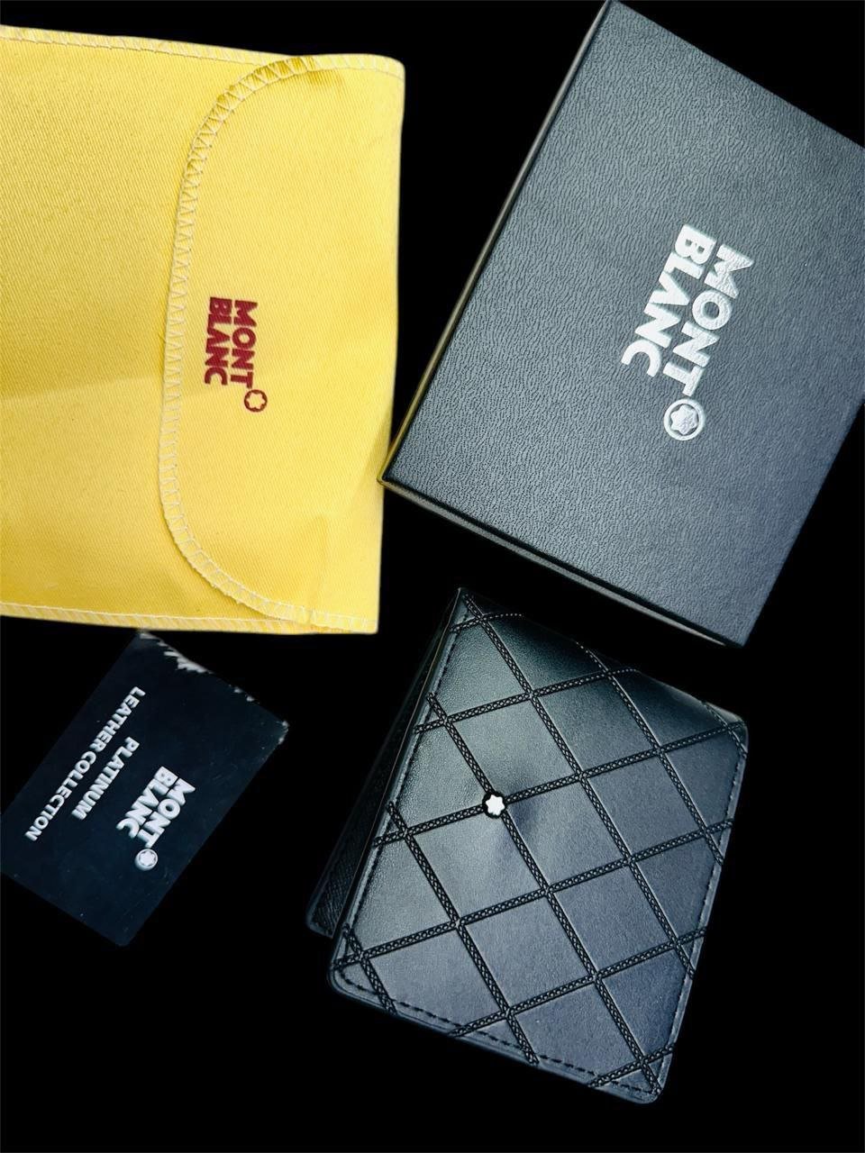 Luxury Designer Branded 1st copy Mont Blanc Wallet online