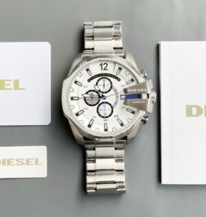 Diesel 10 Bar Stainless Steel Chrono Working watch for Men 14