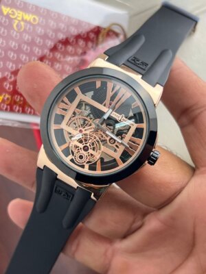Ulysse Nardin Blast Turbullion Black Rubber Strap Swiss Automatic Watch 7