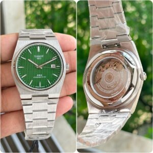 Tissot PRX Green Dail Stainless Steel Automatic Watch For Men 16