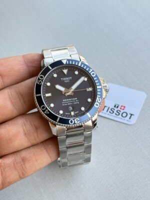 Tissot SeaStar 43MM Stainless Steel Automatic Watch For Men 22