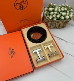 Hermes Double Buckle High-End Quality Combo Set For Men 2