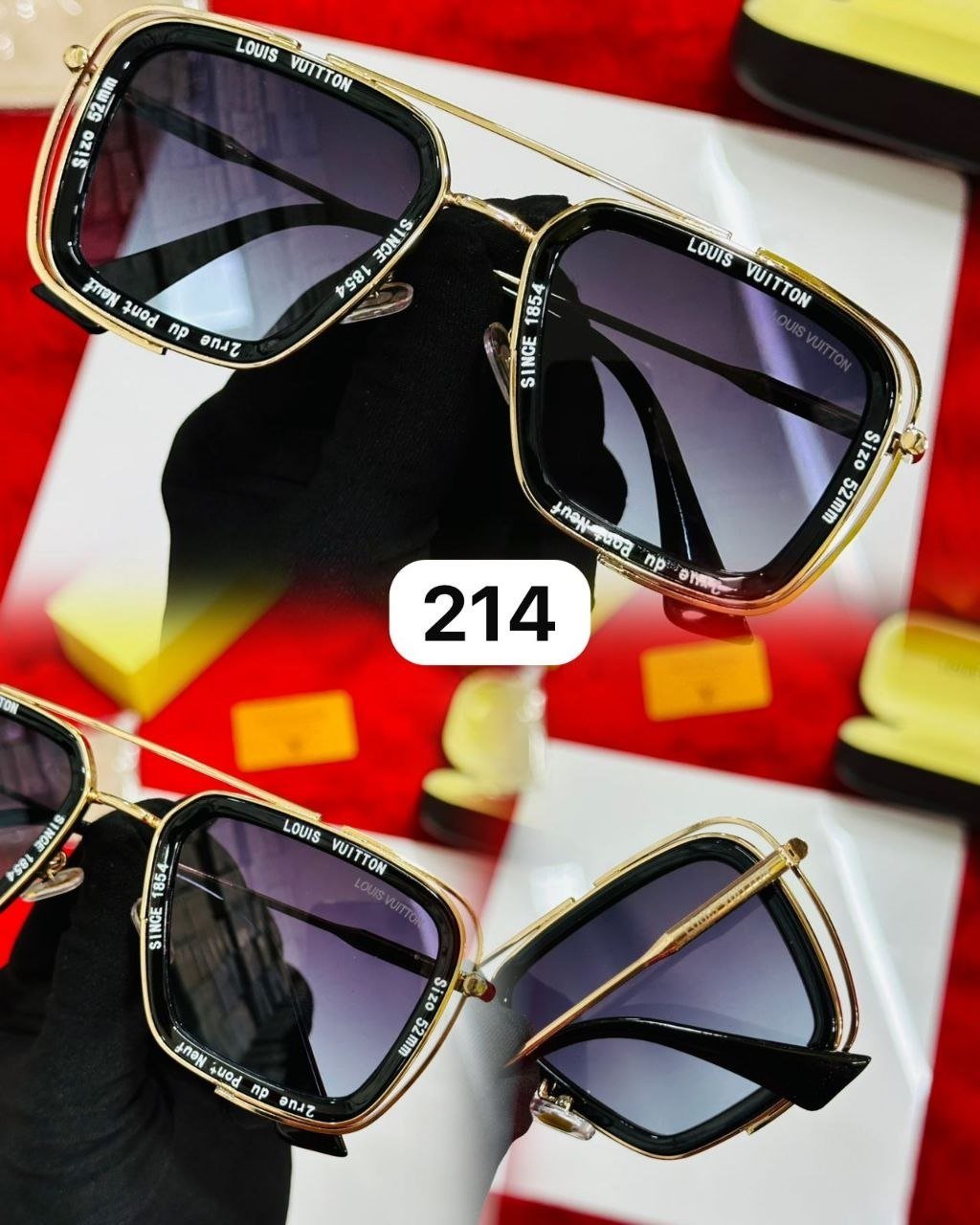 Louis Vuitton 214 Premium high quality Sunglasses 99