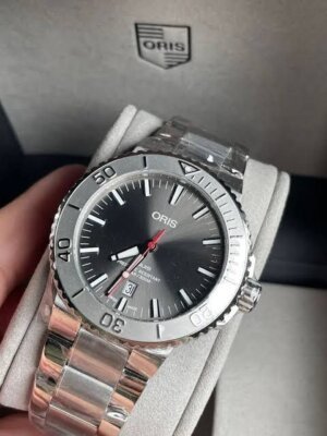 Oris Aquis Chronograph Black Dail Stainless Steel Automatic Watch For Men 1