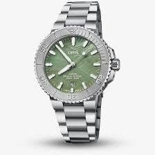 Oris Aquis Chronograph Green Dail Stainless Steel Automatic Watch For Men 4