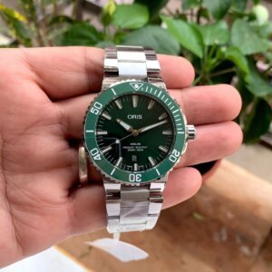Oris Aquis Chronograph Green Dail Stainless Steel Automatic Watch For Men 5