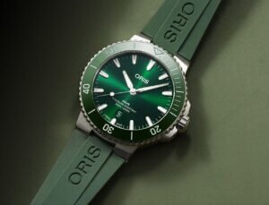 Oris Aquis Chronograph Green Dail Rubber Strap Automatic Watch For Men 7