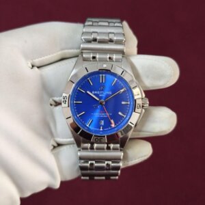 Breitling Chronomat Blue Dail Automatic GMT Men's Watch 35