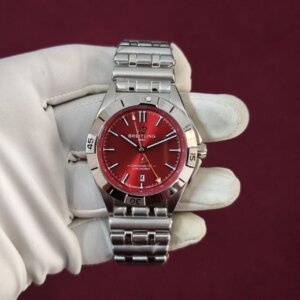 Breitling Chronomat Red Dail Automatic GMT Men's Watch 39