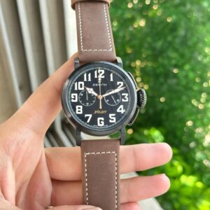 Zenith Pilot Type 20 EXTRA SPECIAL Brown Leather Strap Watch For Men 1