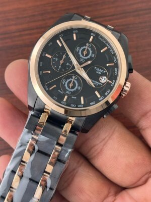 Tissot Couturier T-Classic Chronograph Dual Tone Watch For Men 28