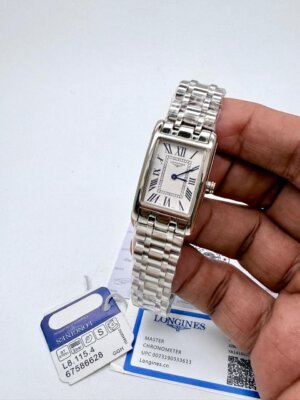 Longines Swiss White Dail Stainless Steel Ladies Watch 30