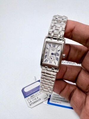 Longines Swiss White Dail Stainless Steel Ladies Watch 31