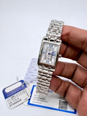 Longines Swiss White Dail Stainless Steel Ladies Watch 34