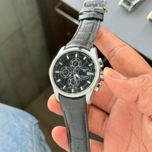 Tissot Couturier T-Classic Premium Black Leather Strap Watch For Men 33