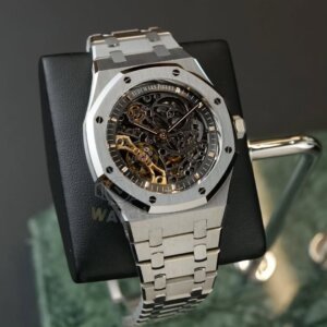 Audemars Piguet Royal Oak Stainless Steel Open Heart Automatic Swiss Watch 62