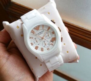 Emporio Armani Ceramic Full White Watch