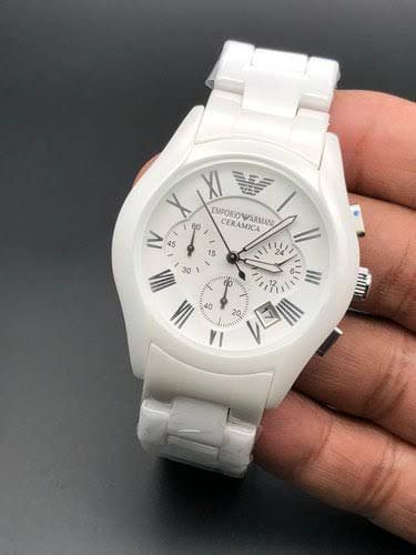 Emporio Armani Ceramic Full White Watch - Image 2