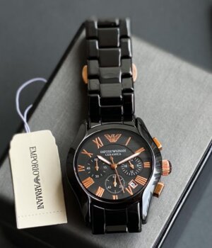 Emporio Armani Ceramic Full Black Watch