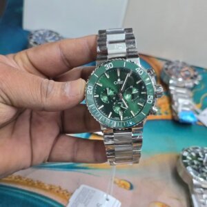 Oris Aquis Depth Gauge Chronograph Edition Stainless Steel Automatic Watch For Men 19