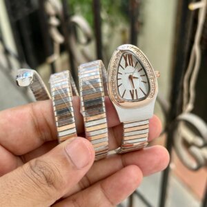 Bvlgari Serpenti Iconic Snake-Inspired Design Dual Tone Premium Ladies Watch