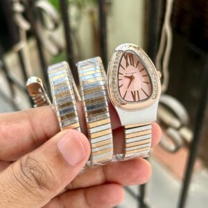 Bvlgari Serpenti Dual Tone Iconic Snake-Inspired Design Premium Ladies Watch
