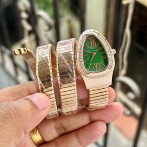 Bvlgari Serpenti Iconic Snake-Inspired Design Rose Gold Premium Ladies Watch