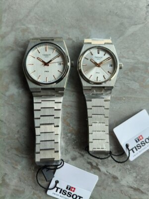 Tissot PRX Stainless Steel Couple Watch 2
