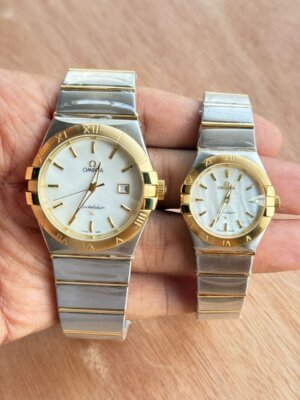 Omega Constellation Dual Tone Couple Watch 3