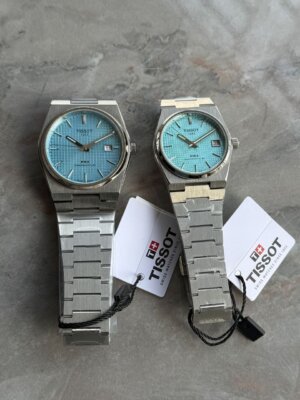 Tissot PRX Blue Dial Stainless Steel Couple Watch 5