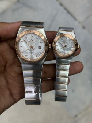 Omega Constellation Dual Tone Couple Watch 4