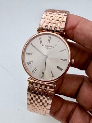 Longines La Grande Rose Gold Premium Collection Swiss Watch 33