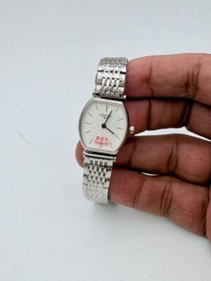 Longines Elegance La Grande White Dial Ladies Watch 43