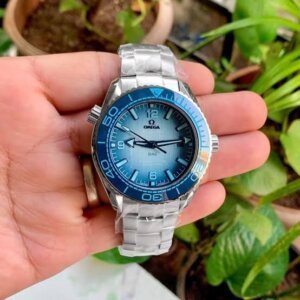 Omega Seamaster Planet Ocean Stainless Steel ETA Automatic Watch For Men 1