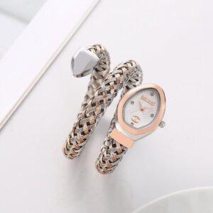 Just Cavalli Designer Collection Snake Wrap Women Watch 3