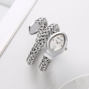 Just Cavalli Designer Collection Snake Wrap Women Watch 4