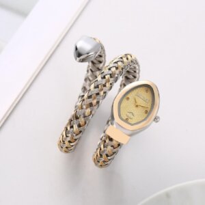 Just Cavalli Designer Collection Snake Wrap Women Watch 5