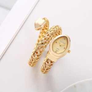 Just Cavalli Designer Collection Snake Wrap Women Watch 6