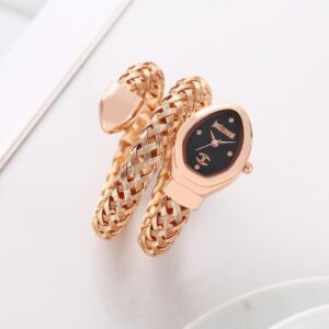 Just Cavalli Designer Collection Snake Wrap Women Watch 12