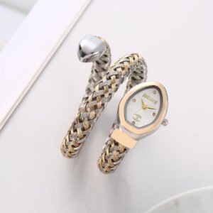 Just Cavalli Designer Collection Snake Wrap Women Watch 13