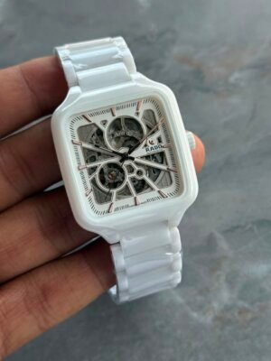 Rado True Square Open Heart Full Ceramic Automatic Watch 126