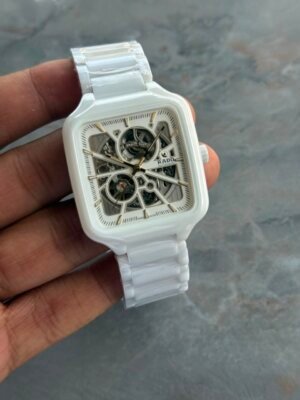 Rado True Square Open Heart Full Ceramic Automatic Watch 128
