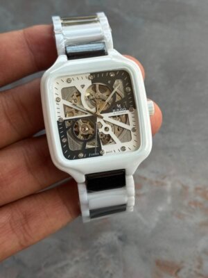 Rado True Square Open Heart Full Ceramic Automatic Watch 129