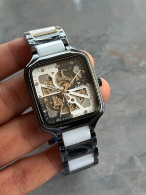 Rado True Square Open Heart Full Ceramic Automatic Watch 130