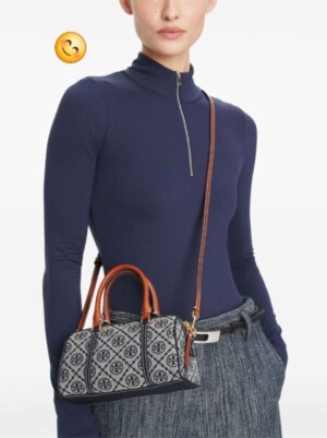TORY BURCH HEXA MONO 12A PREMIUM HIGH QUAILITY BARREL BAG 99