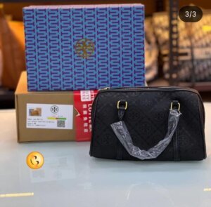 TORY BURCH HEXA MONO 12A PREMIUM HIGH QUAILITY BARREL BAG 101