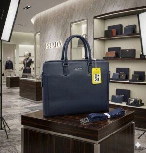 Prada Imported Laptop Plus File Bag 22