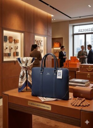 Hermes Imported Laptop Plus File Bag 24